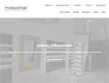 Tablet Screenshot of milleocchiali.com